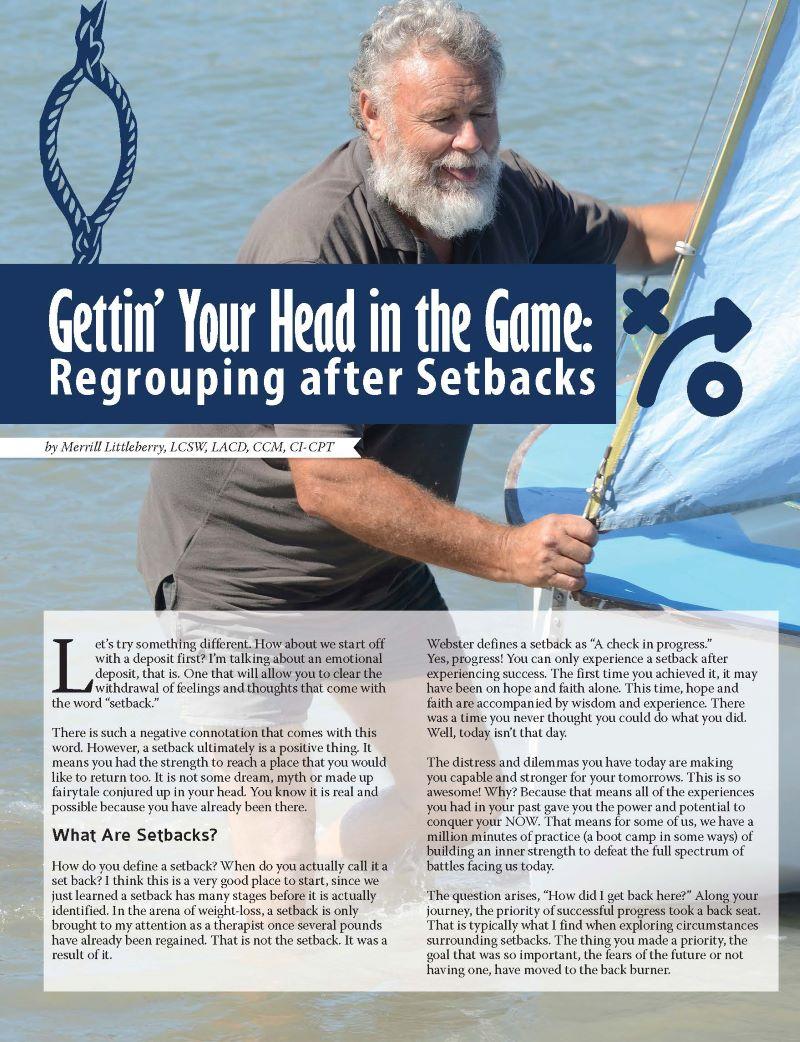 Gettin' Your Head in the Game: Regrouping after Setbacks - Obesity Action  Coalition