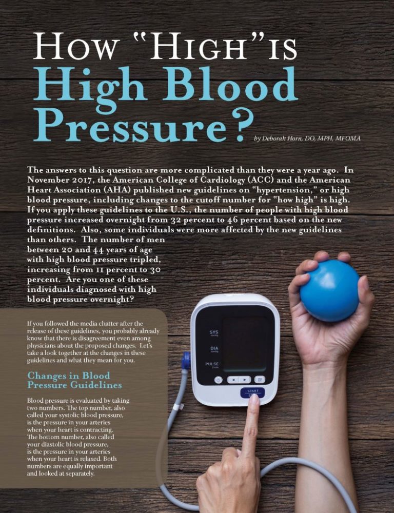 High Blood Pressure: The Two Numbers You Need To Look At