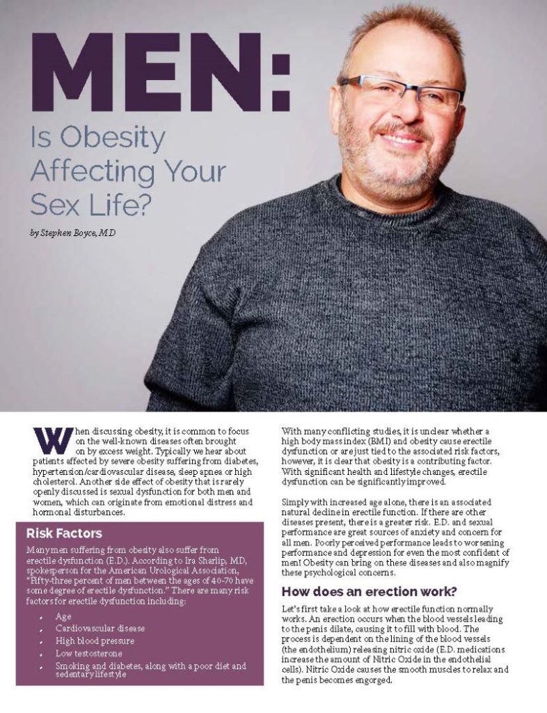 Men Is Obesity Affecting Your Sex Life Obesity Action Coalition