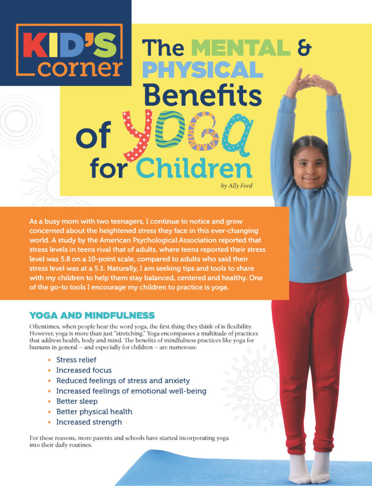 Kid's Corner: The Mental & Physical Benefits of YOGA for Children