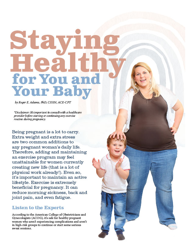 Staying Healthy for You and Your Baby - Obesity Action Coalition