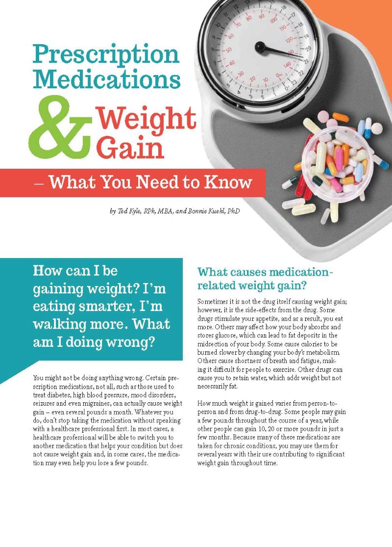 Prescription Medications & Weight Gain - Obesity Action Coalition